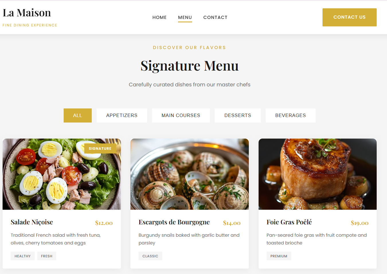 Restaurant Template