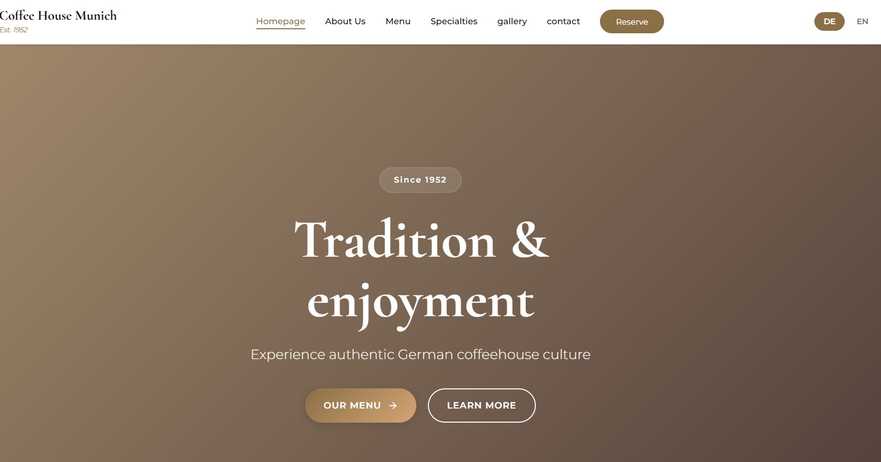 Coffee Shop Template